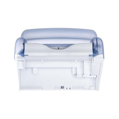 San Jamar Classic Paper Towel Dispenser Smart Essense Electronic Roll Towel Dispenser for Bathroom, Kitchens, and Restaurants, Plastic, 9.75 x 14.50 x 12.50 Inches, Blue