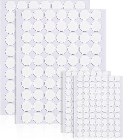 10+20mm Double Sided Sticky Dots Removable Adhesive Putty No Traces Clear Sticky Tack Waterproof Stickers for Decorations(280PCS)