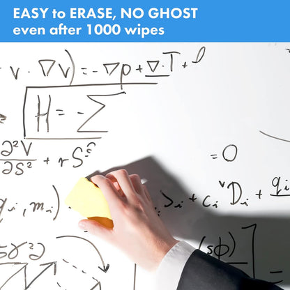 HAMIGAR Whiteboard Sticker for Wall 36" x 157" Dry Erase Board Large Wallpaper Peel and Stick, White Board Stick on Wall, Contact Paper Adhesive Poster Board Whiteboard with 1 Marker