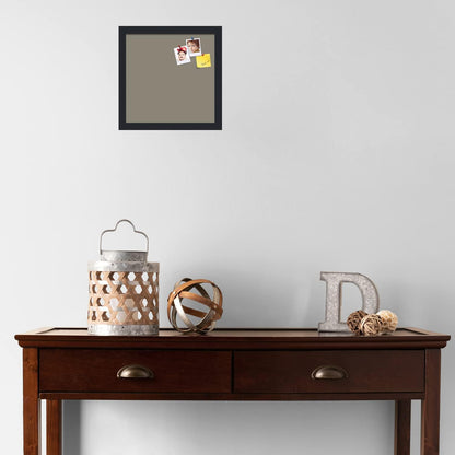 PinPix 12x12 Inch Cork Bulletin Board. This Decorative Framed Pin Board Comes with Pewter Design and a Satin Black Frame. Ideal for Home Office Decor or Message Board (PinPix-1812)