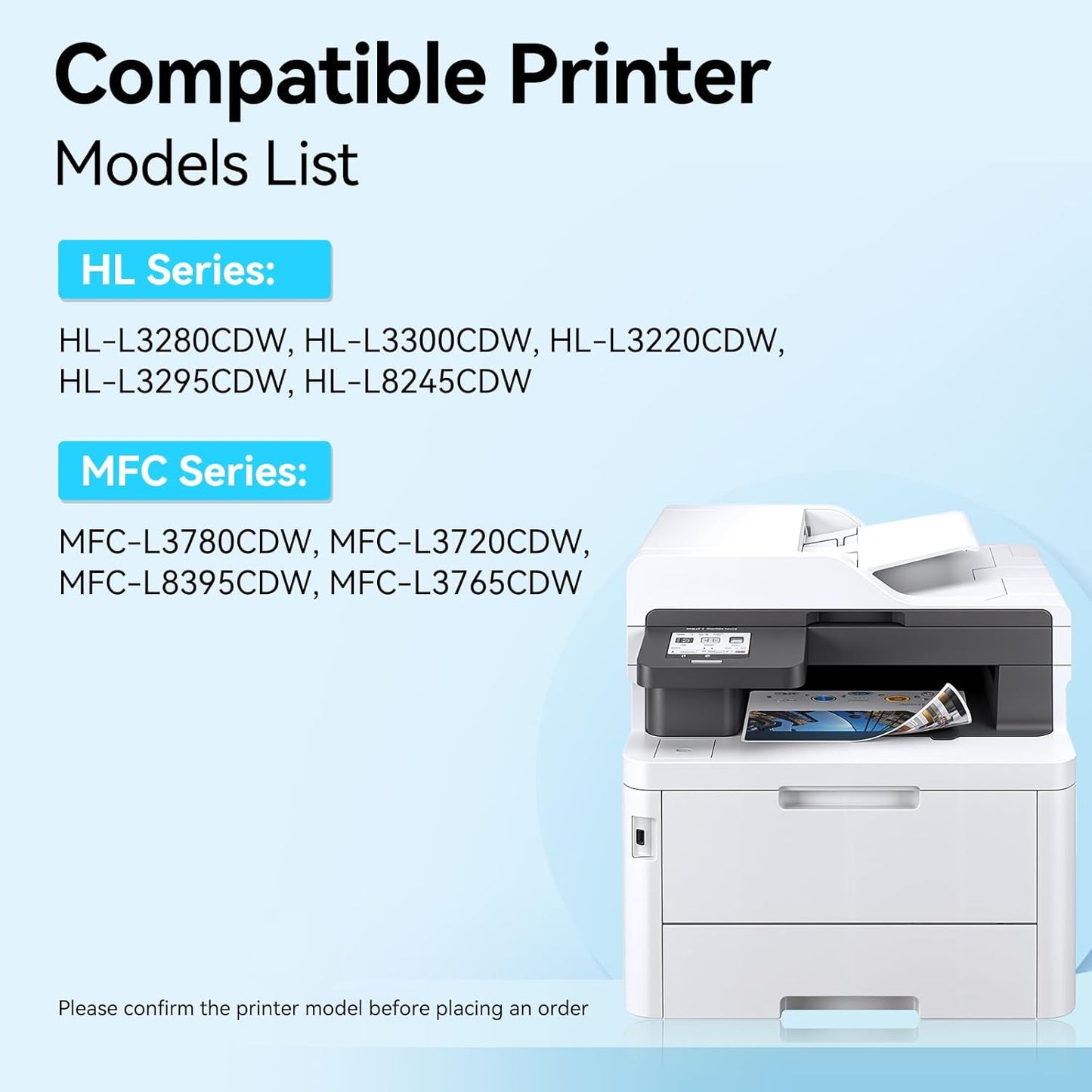 LEMERO UEXPECT TN229XL TN229 High Yield Toner Compatible Replacement for Brother TN229XL TN229 Toner Cartridges for HL-L3280CDW MFC-L3780CDW MFC-L3720CDW Printer, TN229XLBK/C/M/Y-5 Pack