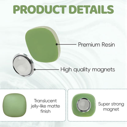 Qualsen Fridge Magnets, Colorful Decorative Cute Refrigerator Magnets for Whiteboard, Locker, Kitchen, Office, Classroom（20 Pcs）