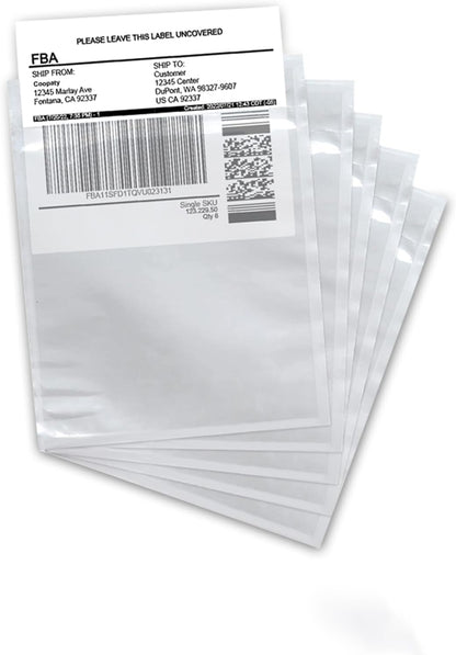 Coopaty 4.5" x 5.5" Packing List Envelope, Shipping Label Pouch, Clear Adhesive Packing List Pouches for Invoice/Documents/Labels (200 Pack)