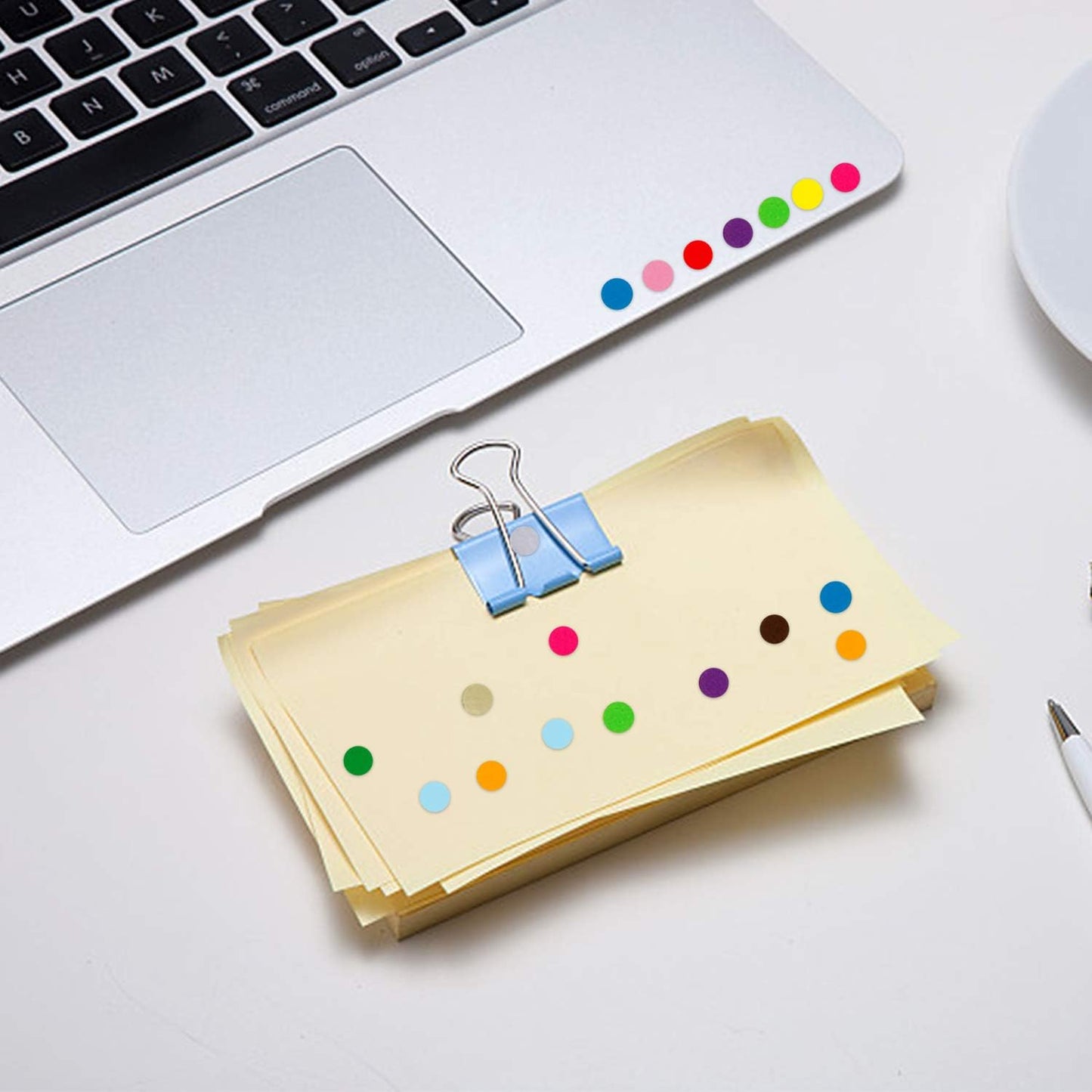 JANYUN 26656 Pieces Colored Dot Stickers, 1/4" Small Color Labels Coding Circle Round Coding Dot Labels Stickers 20 Colors for Office, Classroom