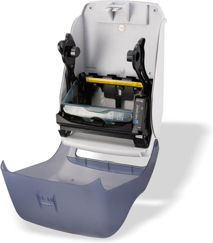 San Jamar Classic Element Paper Towel Dispenser Fits All Core Sizes with Lever for Bathroom, Kitchens, and Restaurants, Plastic, 8.5 x 12.5 x 12.75 Inches, Arctic Blue