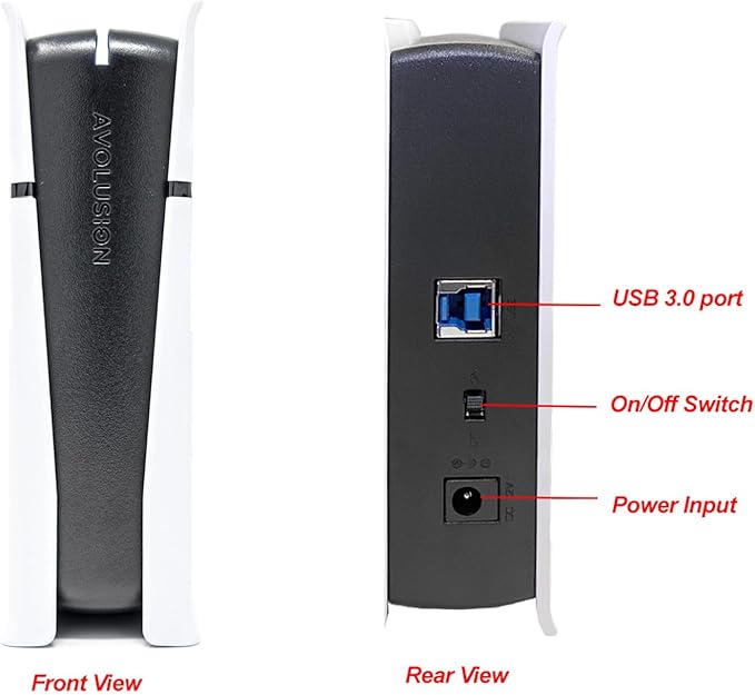 Avolusion PRO-5U 14TB USB 3.0 External Hard Drive for Windows, MacOS, Xbox (White) (Renewed)