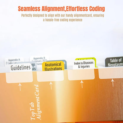 Index Tabs for ICD-10-CM 2025 Expert (AAPC Version) - Navigate with Precision in Your Code Book