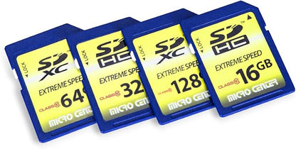 INLAND 128GB SD Card Class 10 SDXC Flash Memory Card Full Size SD Chip USH-I U1 Trail Camera by Micro Center (2 Pack)