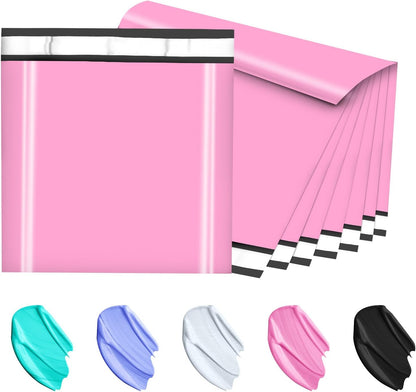 Large Poly Mailers 24x24 Inch 50 Pcs, Extra Large Shipping Bags for Clothing with Self-Sealing Tear-Resistant, Waterproof Poly Bags, Mailing Envelopes for Small Business (Pink)