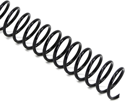Rayson 7.9mm Plastic Spiral Coil Binding 3:1 Pitch, 5/16inch, 40 Sheets Capacity Black Coil Binding Spines - Versatile for Office and Educational Tasks, Pack of 100
