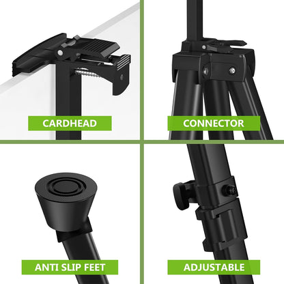 Easel Stand for Sign, Hemndic 66" Easels Stand for Painting Heavy Duty, Portable Travel Easel for Display (2 Pack)