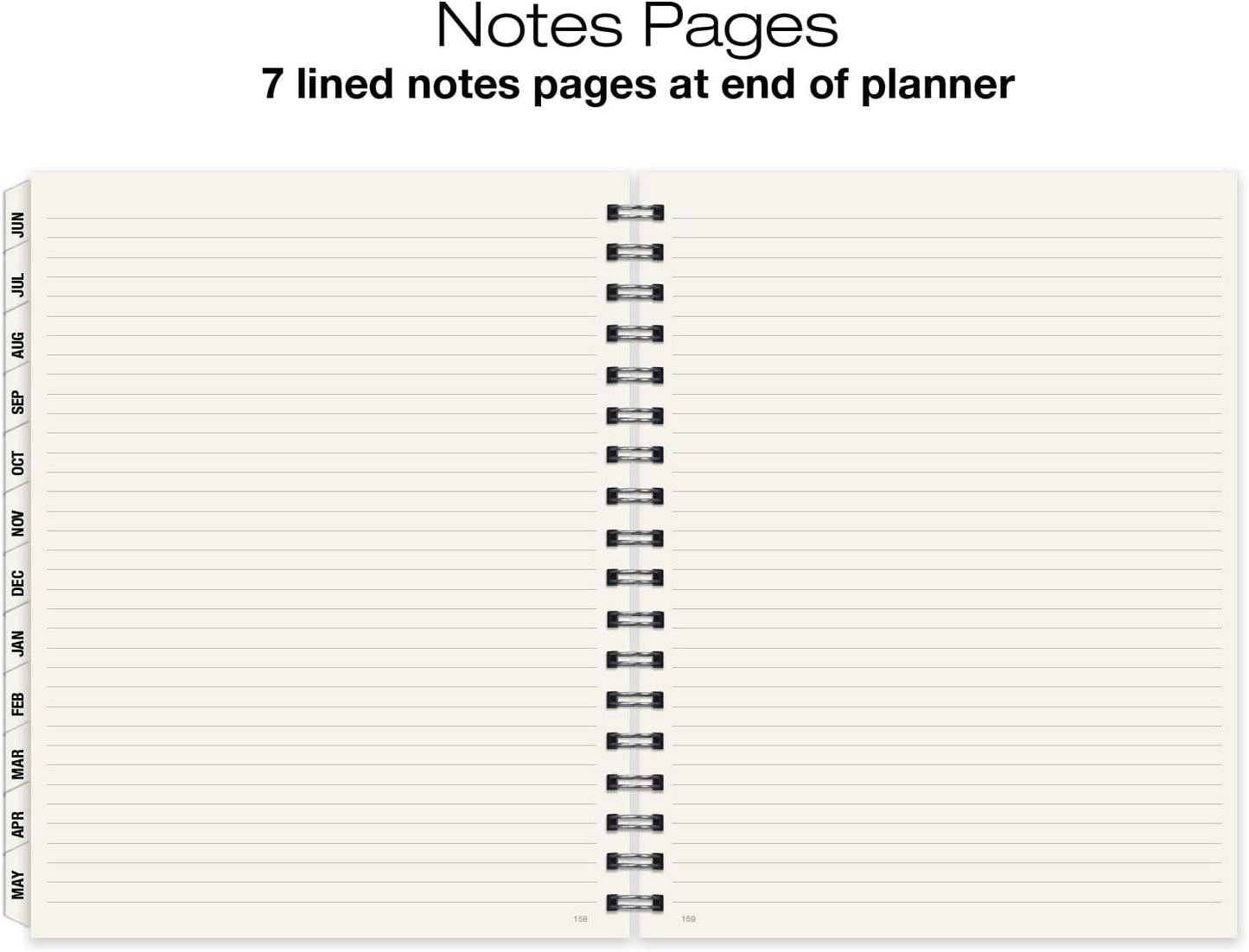 Global Printed Products Essential 7"x9" Monthly & Weekly 2024-2025 Planner - (7" x 9" - June 2024 Through July 2025)