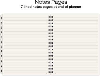 Global Printed Products Essential 7"x9" Monthly & Weekly 2024-2025 Planner - (7" x 9" - June 2024 Through July 2025)