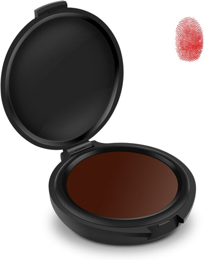 ERKOON 6 Pack Fingerprint Ink Pads, Thumbprint Ink Pad for Notary Supplies Identification Security ID Fingerprint Cards Law Enforcement Fingerprint (Red-1 Pack)