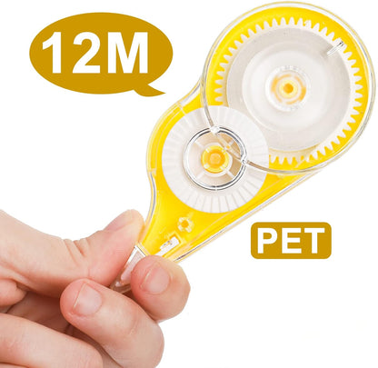 Nicunom 36 Pack White Correction Tape, 39 Feet Correction Tapes Easy To Use Applicator for Instant Corrections School Office Supplies, Colorful