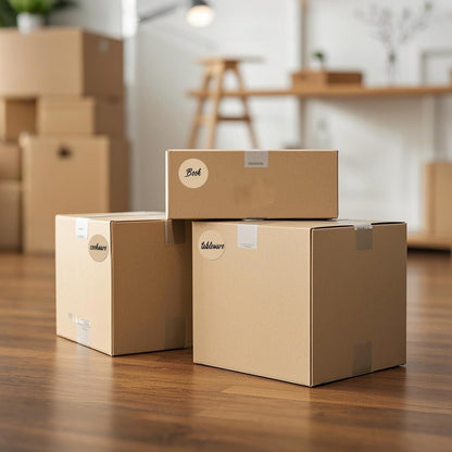 300 PCS Circle Stickers 4 Inch Kraft Vinyl Floor Dots Sticker Removable Self-Adhesive Colored Large Round Label Roll for Marking Inventory Organizing Classroom Line Up Spots