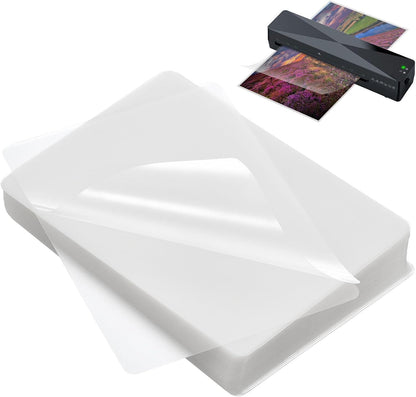 50 PackThermal Laminating Pouches, 9 x 11.5 Inches, 5 Mil Thick Clear Laminating Sheets