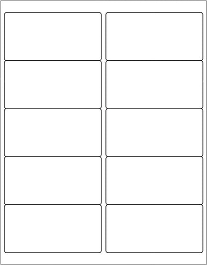 9527 Product 10 UP Sticker Labels,2x4 inches FBA Shipping Address Labels for Laser/Ink Jet Printer,Total 20000 Labels