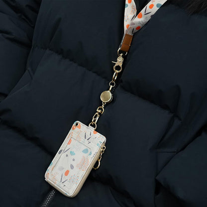 bolimoss 3 Pack Retractable Keychain, Retractable Badge Holder, Badge Reel for Id Card Holders, Id Card Holder （Silver,Rose Gold,Gold