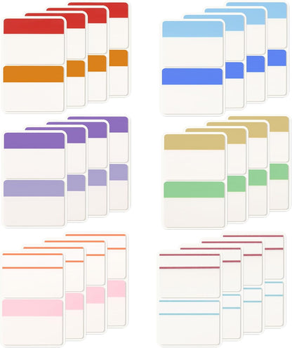 KICNIC 2 Inch Sticky Tabs Index Tabs 480 Pieces, Colored Reading Tabs Self Adhesive, Arrow Flags Pages Markers for Binder, Books, File Folders and Notebook [12 Colors] Writable, Repositionable