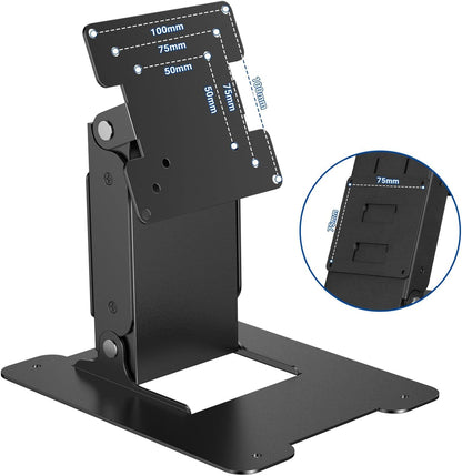Touch LCD Monitor&All in One PC Stand All Metal Holder Sturdy with VESA Hole 75x75mm&100x100mm