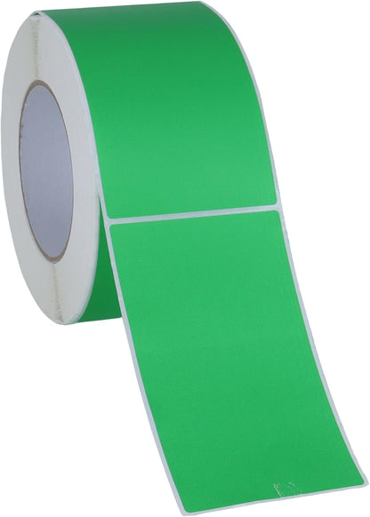 UTILE - Thermal Labels 3x5 Inch 600 Inventory Stickers Roll (Green), Compatible with Thermal Printers - Color Coding Label for Box - Sticker to Write On Packing Labels Color Coded - Tags for Labeling