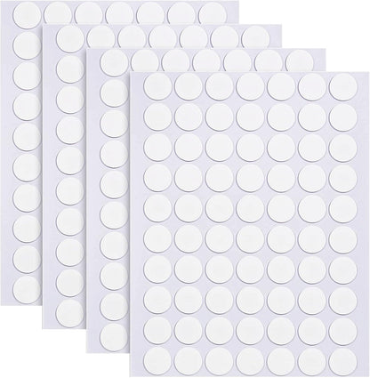 10mm Double Sided Sticky Dots Removable Adhesive Putty No Traces Clear Sticky Tack Waterproof Stickers for Wall Metal Glass Ceramic Wood (280PCS)