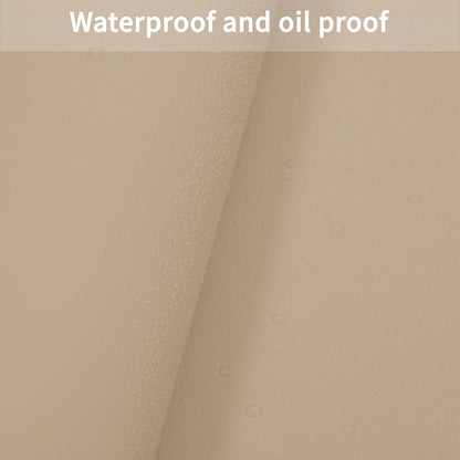 Leather Table Cover,1.8mm Thick,42x66 Inch Table Protector,Table Protector for Dining Room Table,Dining Table Cover,Table Cover Protector,Coffee Table Covers(Light Brown+Gray,42x66)