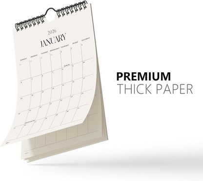 Jotsome Small Calendar 2025-2026, Monthly Mini Calendar From Now to December 2026 Small 6x9 inch for Home and Office, Easy Planning