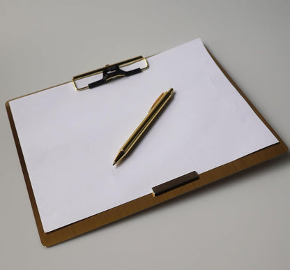 Stainless Steel Magnetic Clipboard with Pen - Multiple Sizes, Magnetic Design, Essential for Office and Home (9.2 x 12.5 Inches (Landscape Orientation))