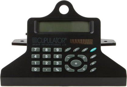 Dexas Clipcase Calculator Storage Clipboard, Black