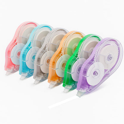 6 Pack Extra-Long Correction Tape – 98ft (30m) Each, Total 590 ft – High Capacity White Out Tapes, Smooth & Precise, Tear-Resistant, No Mess, Easy-to-Use Dispensers for Office, School & Home Supplies