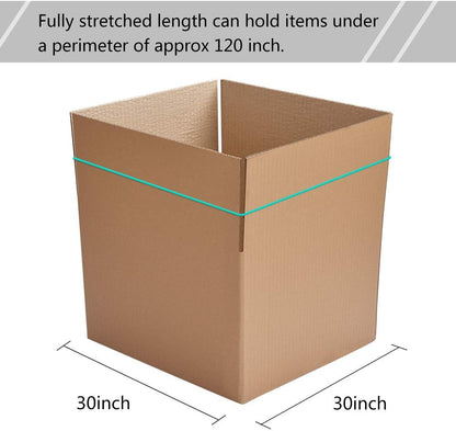 Coopay 12 Inches Extra Large Rubber Bands, 30 Pieces Heavy Duty Trash Can Band Bulk, Strong Elastic for Office Supply School Home, Garbage Cans, File Folders (Green)