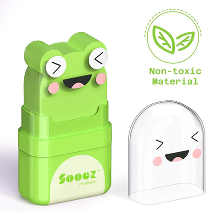 Sooez 12 Pack Pencil Erasers with Clean up Roller, Cute Erasers for Kids, Animal Fun Eraser with Shaving Roller and Cover, for Teacher Class Favor School Supplies Home Office Party