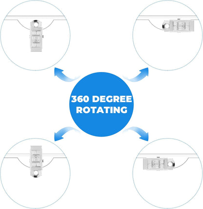 Eaasty Name Tags with Clips and Printable Inserts Clip On Name Badges Customizable Clear ID Badge Holder with Clips 3" x 4" Horizontal PVC for Meeting Seminar Show Event and Conference(100 Pack)