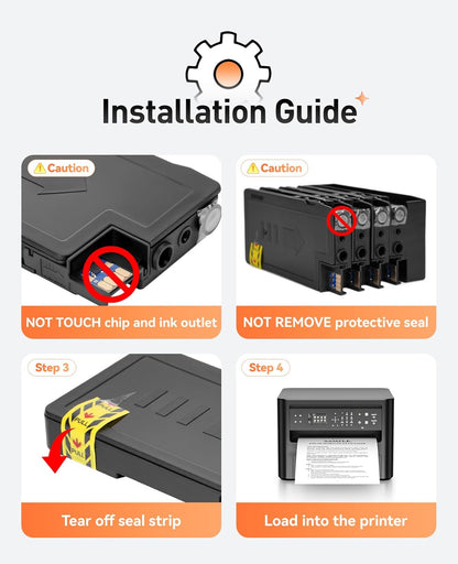 952XL Ink Cartridges 4-Pack with Chip Remanufactured for HP 952 952XL Ink Compatible with HP OfficeJet Pro 7740 7720 8210 8216 8702 8710 8720 8740 8715 8725 8700 Printer Ink(Black Cyan Magenta Yellow)