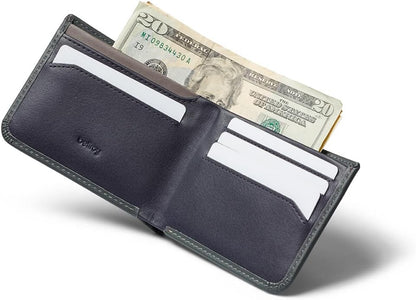 Bellroy Hide & Seek Wallet (Slim Leather Bifold Design, RFID Protected, Holds 5-12 Cards, Coin Pouch, Flat Note Section, Hidden Pocket)