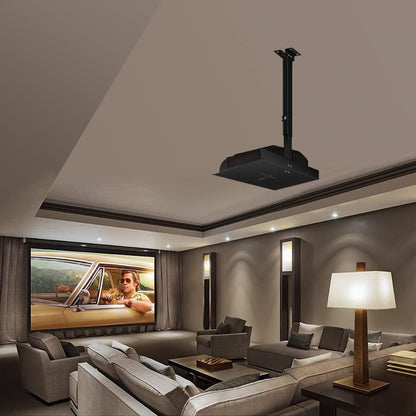 Drsn Universal Ceiling Projector Tray, Black, 13.8 in x 8.7 in, Holds 20 lbs