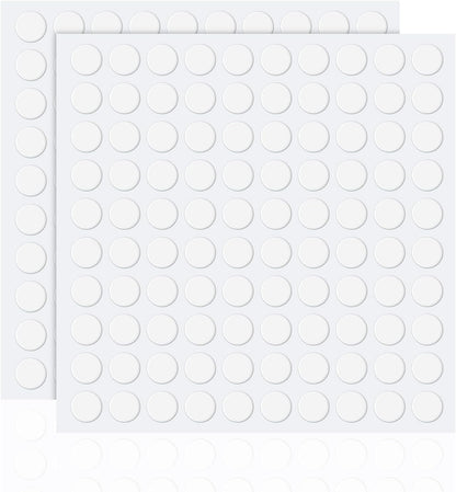 Zonon 200 Pcs Double Sided Adhesive Dots Clear Glue Point Tape Stickers Balloon Glue Round Mini No Traces Adhesive Sticker Dot Sticker for Classroom Decor Craft DIY Office (0.79 Inch/ 20 mm)