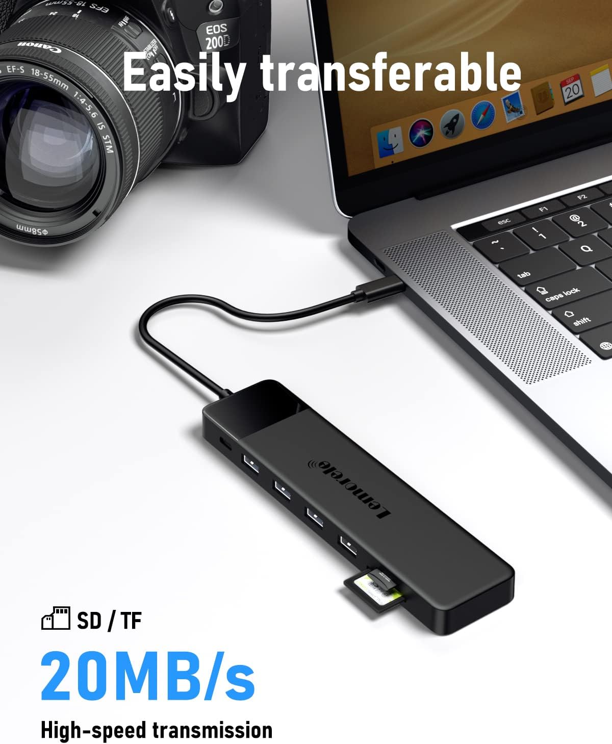Lemorele 13 in 1 USB C Docking Station Triple Monitor w/Dual HDMI 4K, VGA, 5 USB 3.0/2.0, USB-C 3.0, 100W PD, SD/TF, 3.5mm Audio, Multiport Hub Adapter for Lenovo, Surface, Dell, HP Laptops