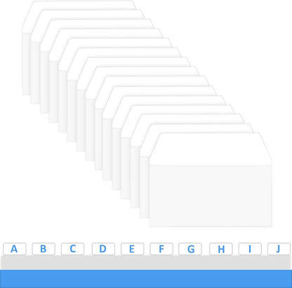 Zonon 200 Pieces Tabs 2 Inch Sticky Index Tabs, Writable and Repositionable File Labels Flags White Page Pop up Markers Labels for Reading Notes, Books and Classify Files