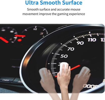 Automobile Dashboard Race Car Mouse Pad, Racing Car Large Big Gaming Mouse Pad Desk Pad, Mousepad with Non-Slip Rubber Base, Extended XXL Mouse Mat for Computer Laptop Office Accessories