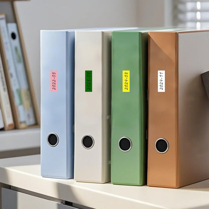 10 Colors Assorted Labels Stickers 3×1 Inch Vinyl Rectangular Label Removable Waterproof Color Coding Name Tag for Classroom Office File Inventory Marking 160 PCS