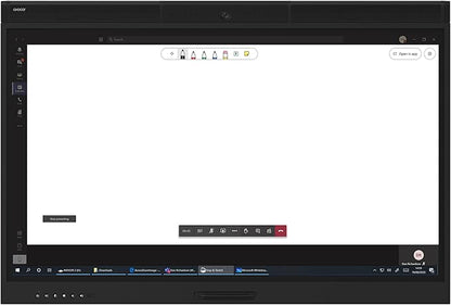 Avocor 55″ Windows Collaboration Display | Certified for Microsoft Teams | Ideal for Hybrid Workspaces, Conference Rooms and Classroom Use | 4K, 20-Point Touch, Integrated Camera & Speakers