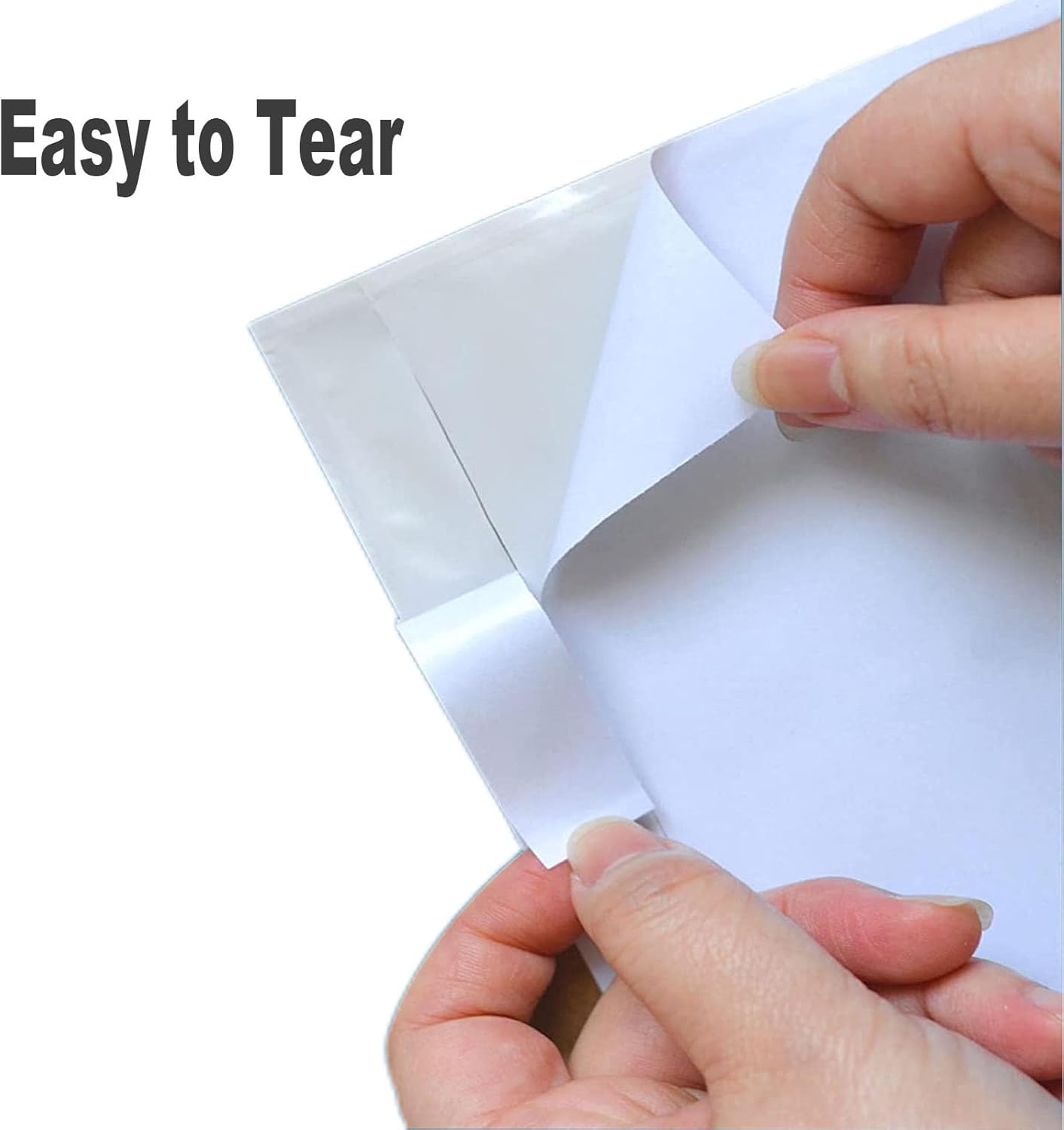 100 Pcs-4.5x5.5In Shipping Envelopes, Packing List Mailing Envelopes Clear Adhesive Shipping label sleeves Shipping Supplies for Small Businesses