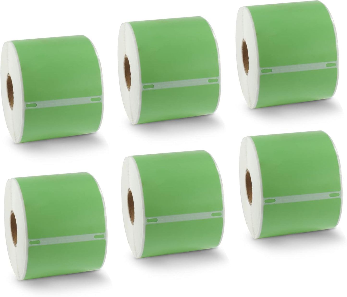 BETCKEY - Compatible DYMO 30256 (2-5/16" x 4") Replacement Shipping Labels - Compatible with Rollo, DYMO Labelwriter 450, 4XL & Zebra Desktop Printers[6 Rolls - 1800 Labels, Green]