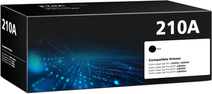 210A Black Toner Cartridge Color Laser jet Pro MFP 4301fdw Compatible for HP 210A 210X Toner Cartridges Replacement HP210A HP210X for Color Pro 4201dw 4201dn MFP 4301fdn 4301fdw 4301dw Printer, 1 Pack