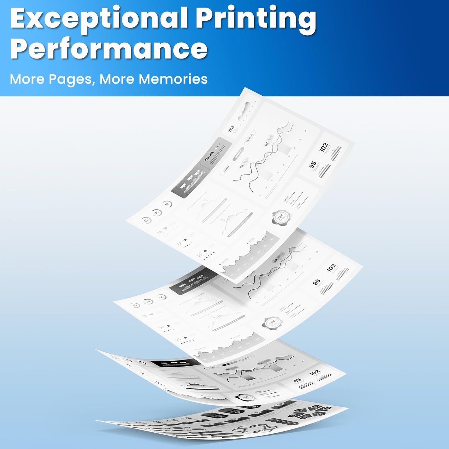 148X Toner Cartridge Laser Jet Pro 4001n 4101fdw 4001dn 1 Pack Compatible for HP 148X 148A W1480X W1480A Toner Cartridges Black for HP148X for HP Laser Jet Pro 4001n 4001dn 4001dw MFP 4101fdw 4101fdn