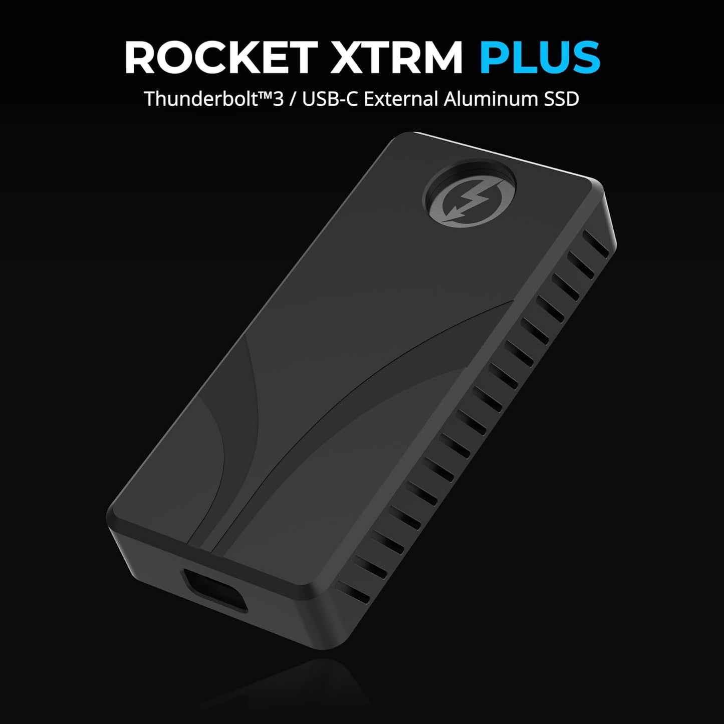 SABRENT Rocket XTRM Plus 2TB Thunderbolt 3 Portable SSD - High-Speed External Storage, Rugged Aluminum, USB-C Compatible, 2700MB/s, Bus-Powered, Plug & Play (SB-XTMP-2TB)