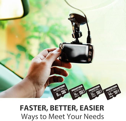 GIGASTONE 64GB Micro SD Card 20-Pack, A1 V30 4K Video Recording, Surveillance Security Cam Action Camera Drone Professional, 90MB/s Micro SDXC UHS-I A1 Class 10, with Adapters